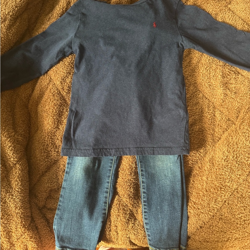 Polo by Ralph Lauren Dark Blue Long Sleeve Tee